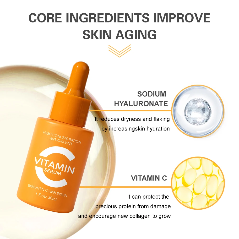 Private Label Oem/odm Vegan Serum Acido Hyaluronic,Face Care