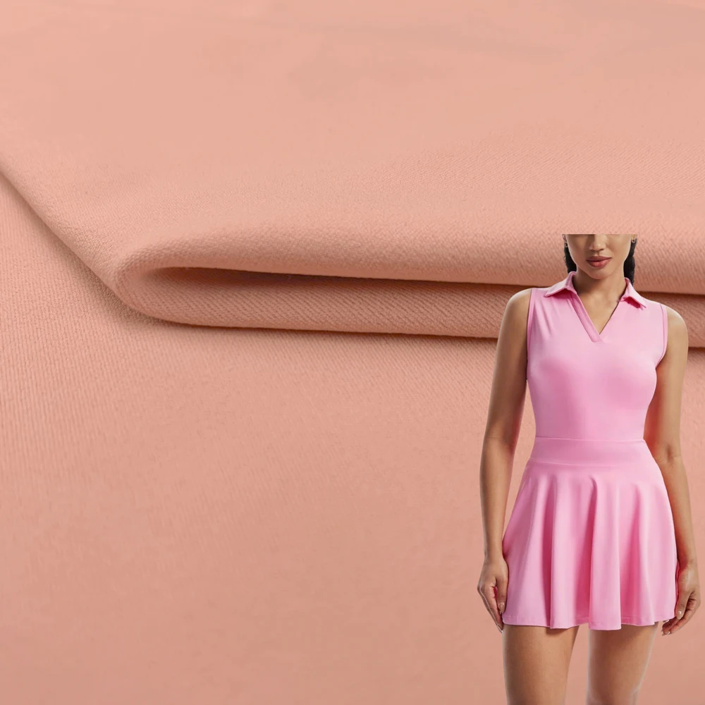 Jdttex Nylon66 Spandex Compression Brushed Moisture Wicking Tennis Skirt Sports Fabric for Leggings and Bras manufacture