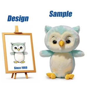 Shengye Custom Stuff Doll Plushies Owl Stuffed Doll Babies Kids Boys Girls Gift Character Owl Stuffed Animal Plush Soft Toy
