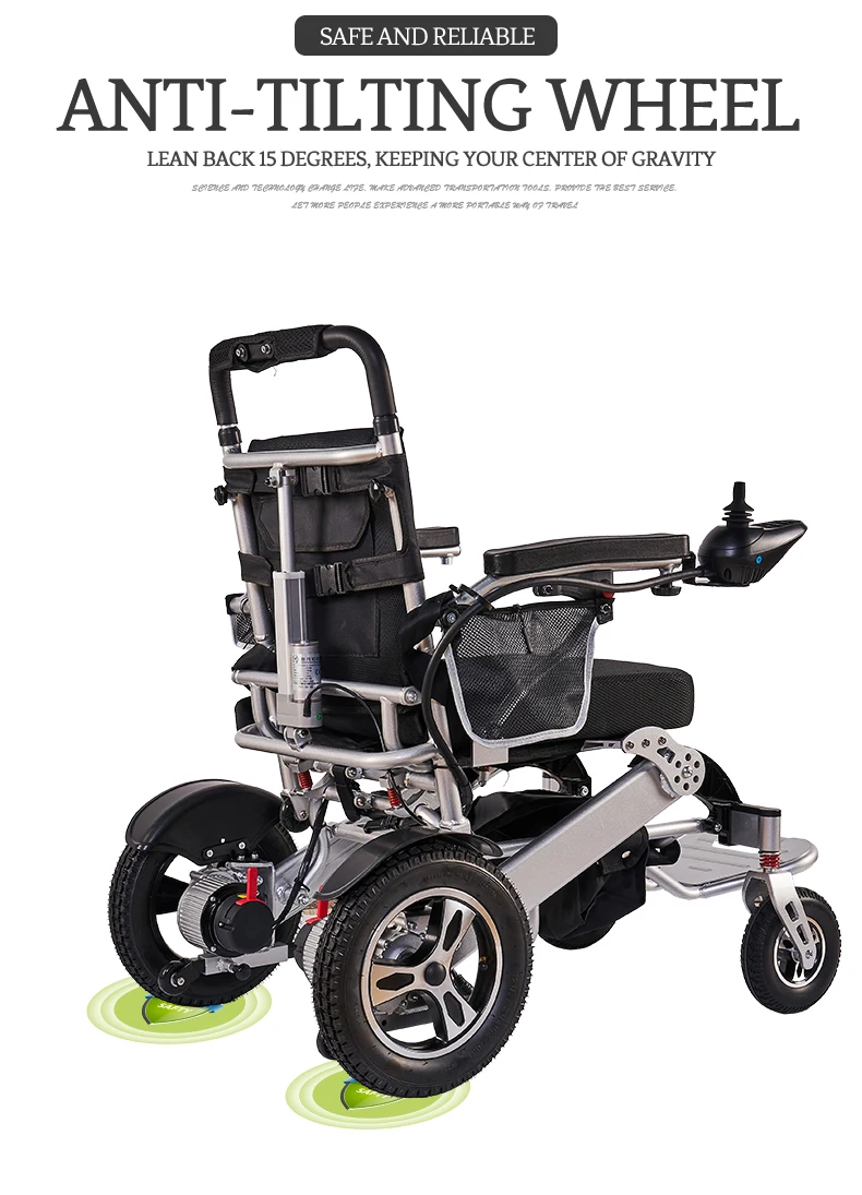 2023 Best Selling Remote Control Lightweight Wheelchair Portable Chair
