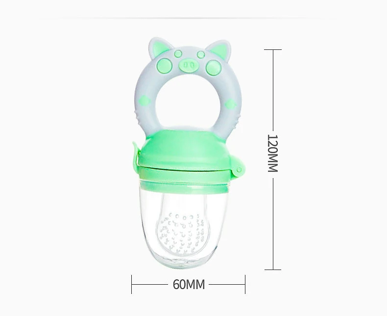 Manufacturer Custom Kid Bling Pacifier With Round Grip Handle Soft ...