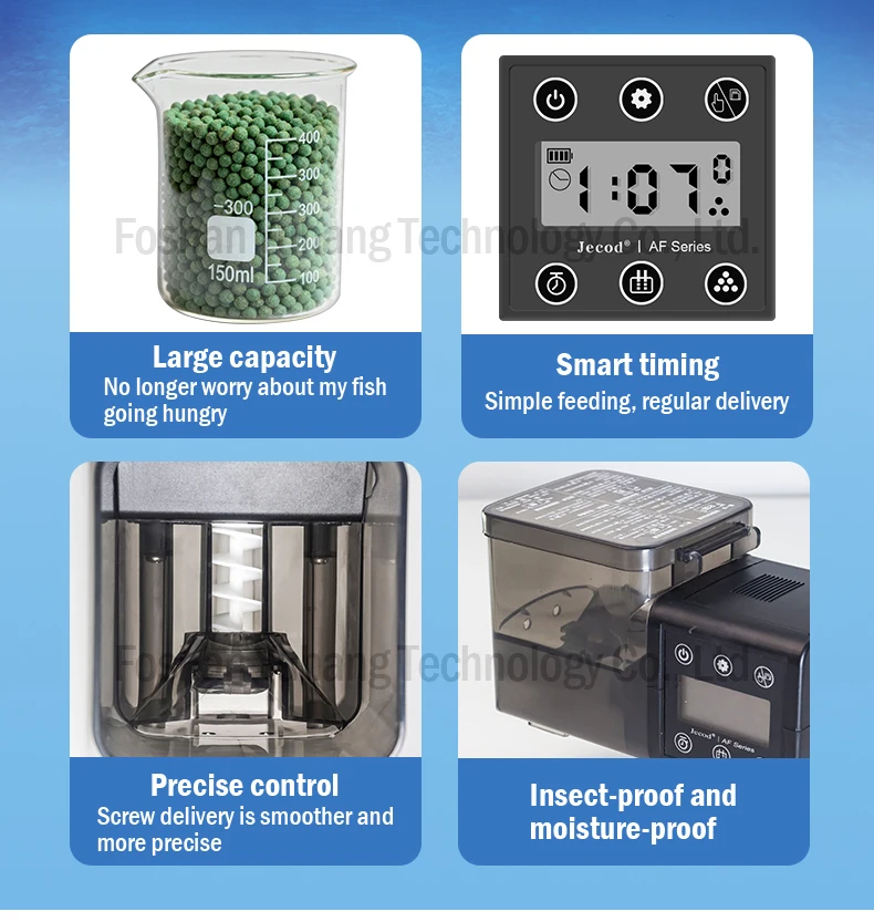 Jebao&Jecod DFD Series 1000ml Eco-friendly Plastic Square Aquarium Automatic Bluetooth Smart IC Control Fish Living Room Box product detail 8