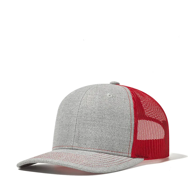 Custom Logo 6 Panel Baseball Cap Mesh SnapBack Cotton Twill Baseball Cap High Quality richardson 112 Trucker Hat Fro Men