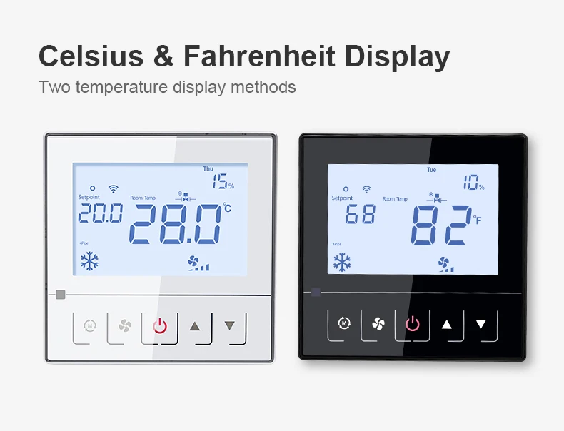 Bandary google nest alexa digital room adjustable temperature modbus wireless wifi smart thermostat 230V factory