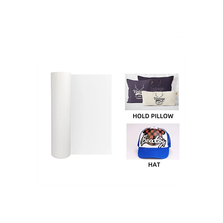 2022 DTF Film Roll Hot Peel Double Side Matte Heat Transfer Printing PET Film T Shirt DTF Prints
