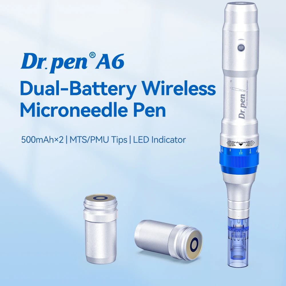 Hot Selling Dr.pen A6 Derma Micro Needling Pen Mesotherapy Professional Beauty and Care Facial Tools for Home and Salon Use