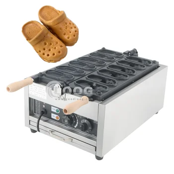 販売用 ストリートフード 電気 クロックスシューズ型 ワッフルメーカー