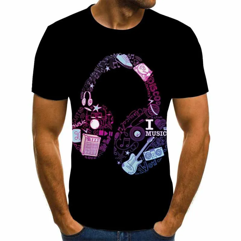 mens shirts with music notes