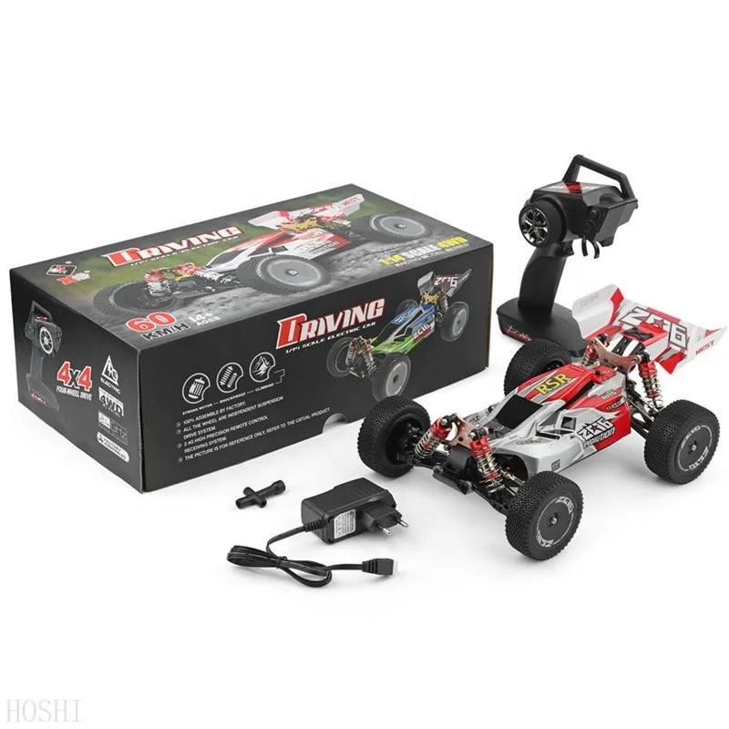 New Hot Wltoys 144001 RC Car 1/14 2.4G 4WD Racing RC Car 60 km/h Metal Chassis 4wd Electric Remote Control Toys for Children