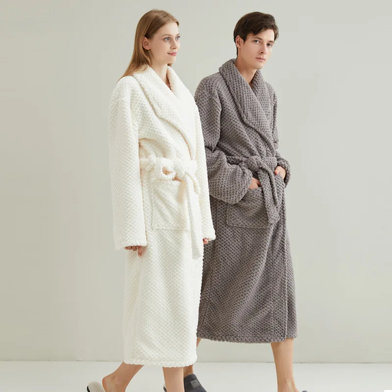 oversize dressing gown Tmoyzq Women's Oversized Fleece Bathrobe Zip Up Full-Length Soft Plush Robes Winter Warm Thick Housecoat Nightgown Soft Comfy Long Nighties Sleepwear