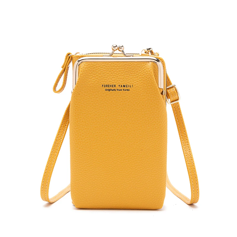 Simple Solid Color Small Crossbody Bags Shoulder Bag for Women Stylish Ladies Messenger Bags Purse Mini Handbags Female Wallet