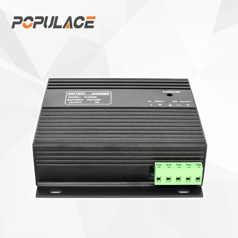 POPULACE Diesel CH2806 Generator Automatic Trickle Charger 12V 24V DC 6A  Generator Battery Charger CH2806