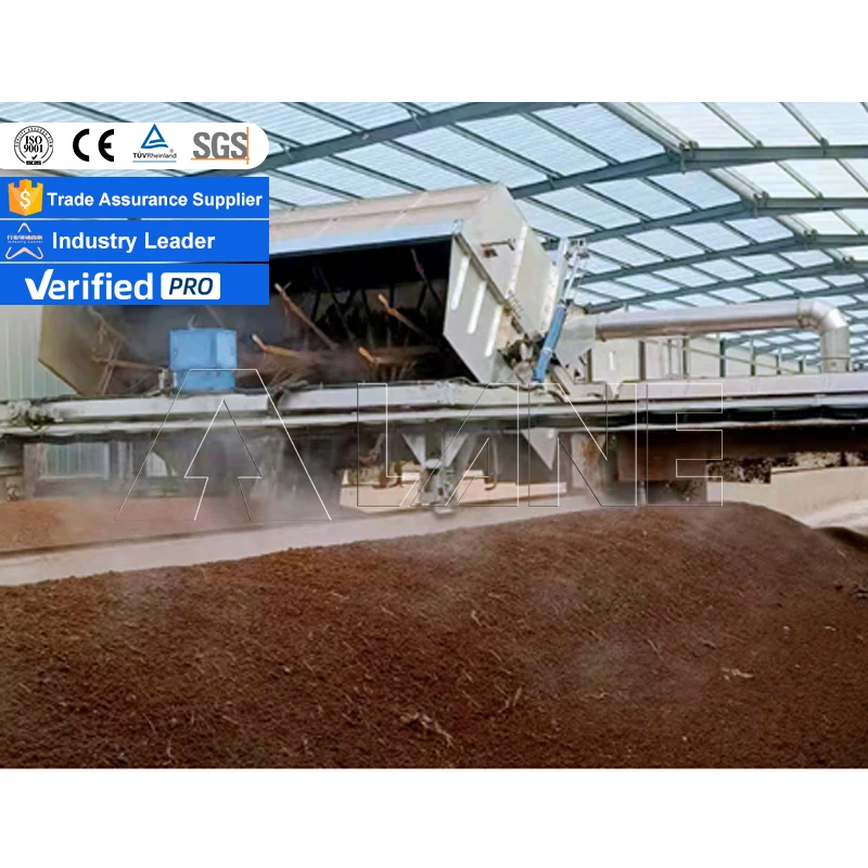 LANE Organic Fertilizer Production Composting Manure Turning Machine Fertilizer Waste Fermentation Pot