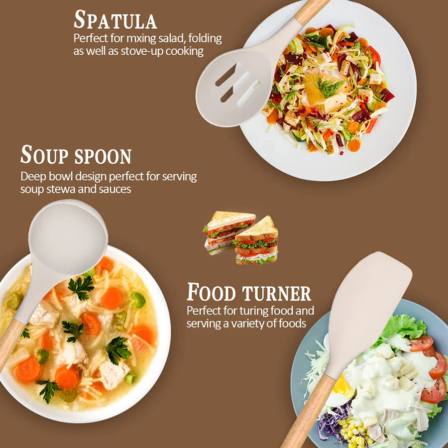 Custom Kitchen Cooking Tool Gadgets Accessories Utensils Set With