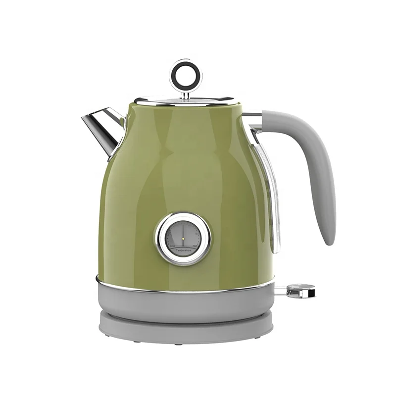 ジャーケトルクリームカラーステンレススチールホームファミリー電気