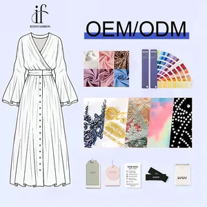 Women's Designer Evening Dress Elegant LOGO Custom Dressing Solid Pattern Fashion Clothing From Manufacturer