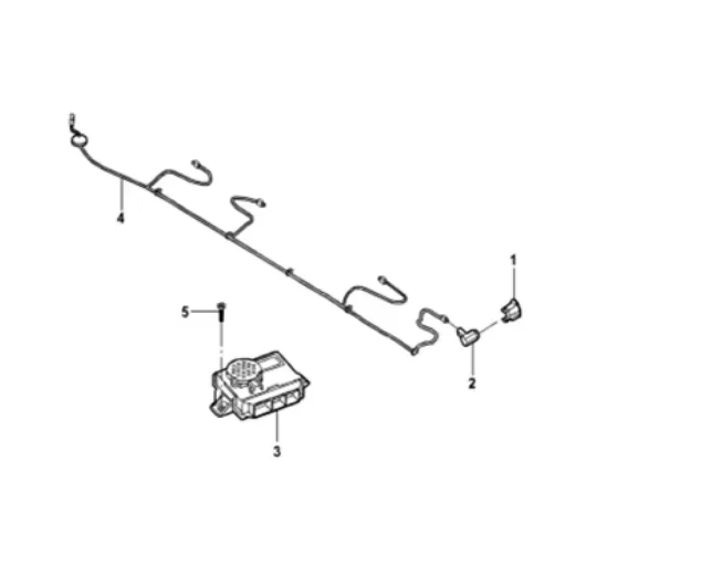 Genuine Reverse Radar Sensor for Ford Transit V348 7G9T 15K859 AD