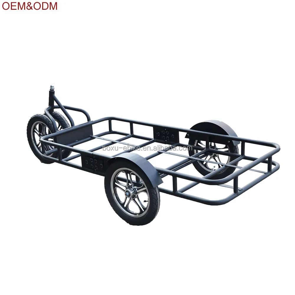 16' Wheels-quick Release Steel Large Cargo Small Bicycle Bike Motorcycle Camper Cargo & Utility Trailers