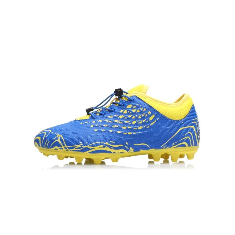 China Hot Sales OEM Microfiber Leather Waterproof Professional Boys Outdoor Football Shoes Athletic Shoes Soccer Shoes For Boys