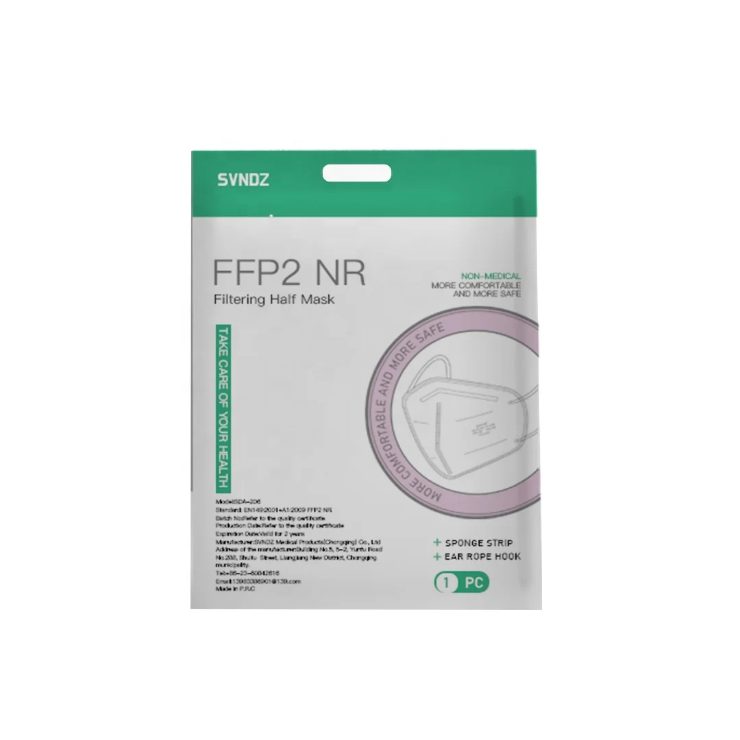 
Disposable FFP2 masks individually packaged dust-proof breathable non-woven fabric and meltblown 40-piece FFP2 mask 