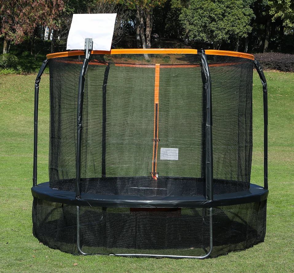 Jingyi Unisex Indoor/Outdoor 14FT Bungee Trampoline Protective Net Soft PVC Safe Kids Jumping Fitness Equipment Durable