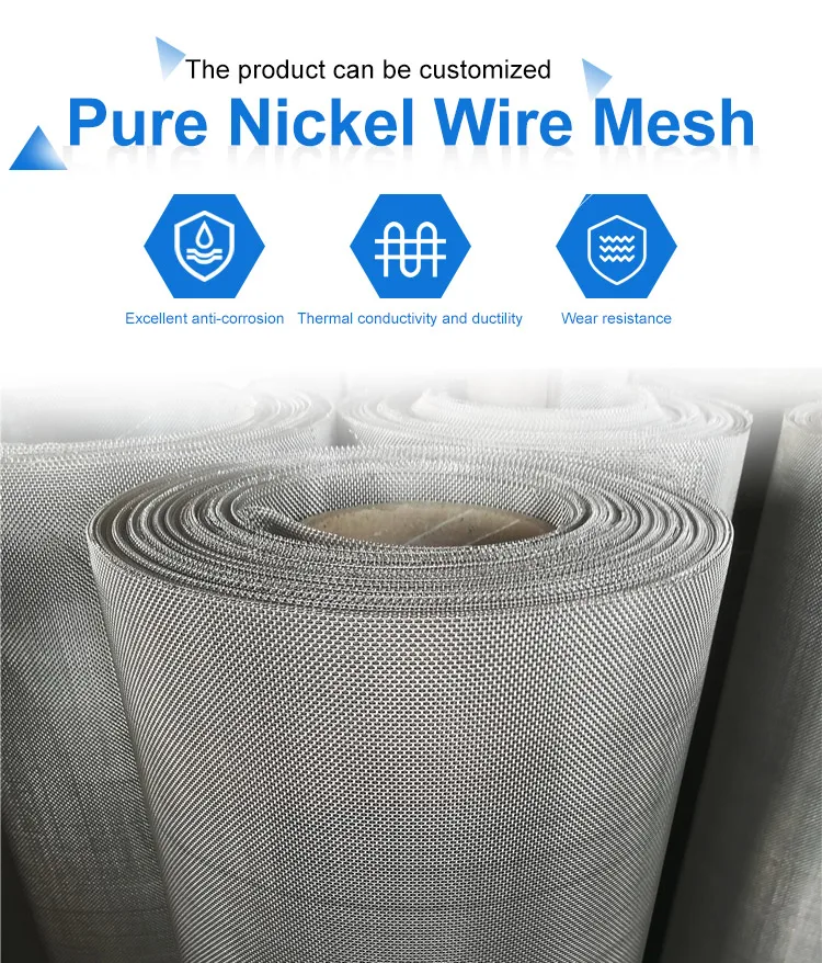 400 Mesh Pure Nickel Mesh Screen Nickel Alloy Woven Wire Mesh Buy 400 Mesh Nickel Meshpure 6918