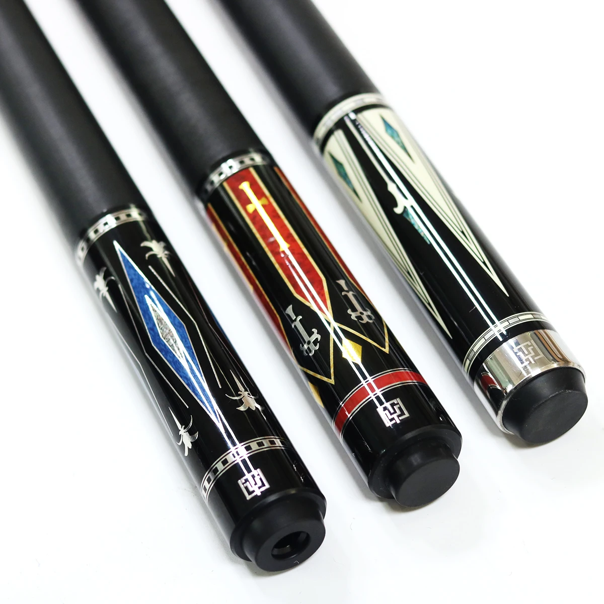 2024 High Quality Maple Wood 1/2-Pc Pool Cue with 13 Mm Tip