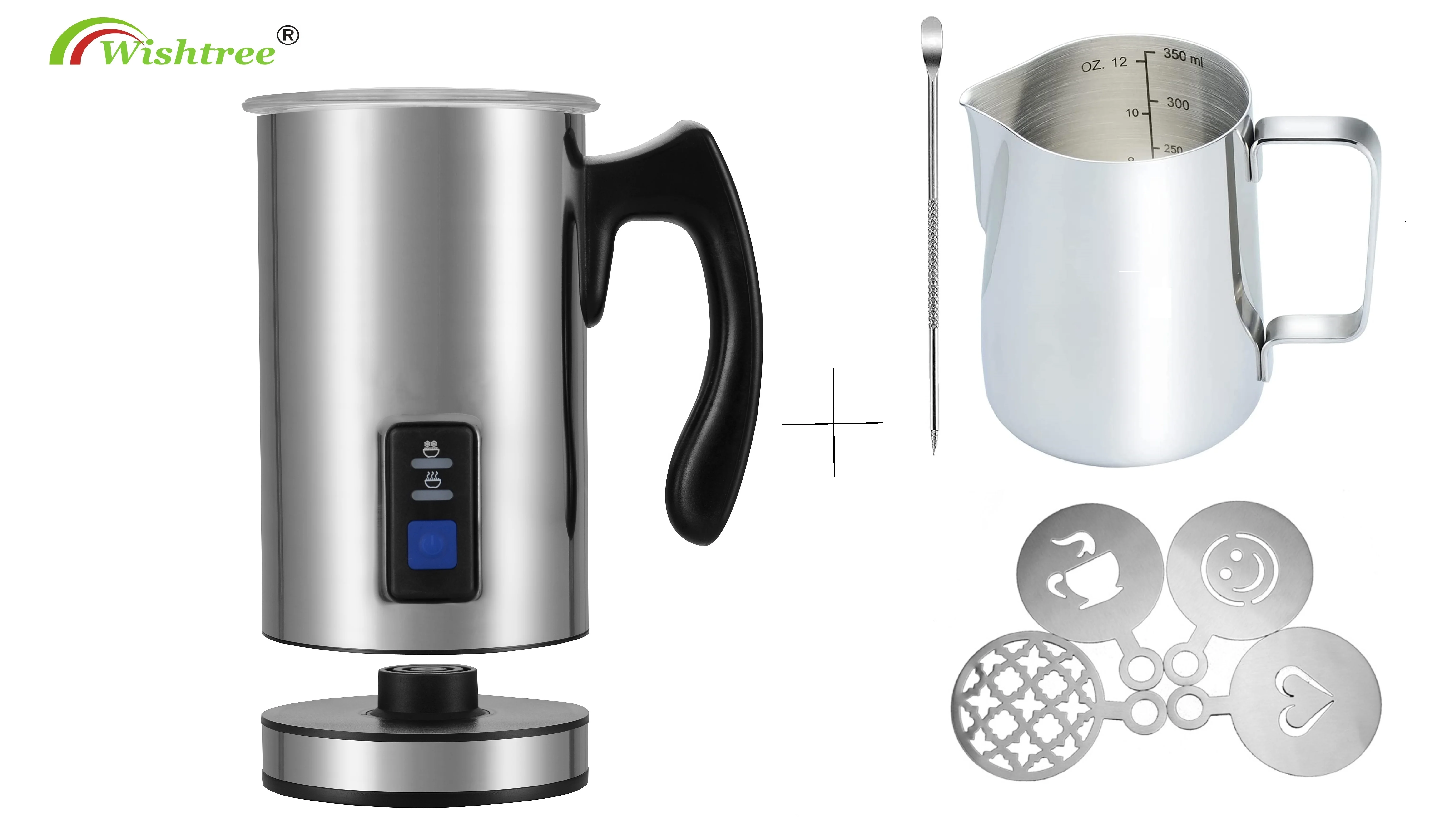 Secura Electric Milk Frother, Automatic Milk Steamer Warm or Cold Foam Maker  for Coffee, Cappuccino, Latte, Stainless Steel Milk Warmer with Strix  Temperature Controls - The Secura