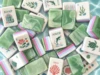 Mahjong Costero de Playa Oceánica, 160 Fichas, Verde Perla