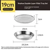 Filtre à huile 19 cm + bac de récupération d'huile