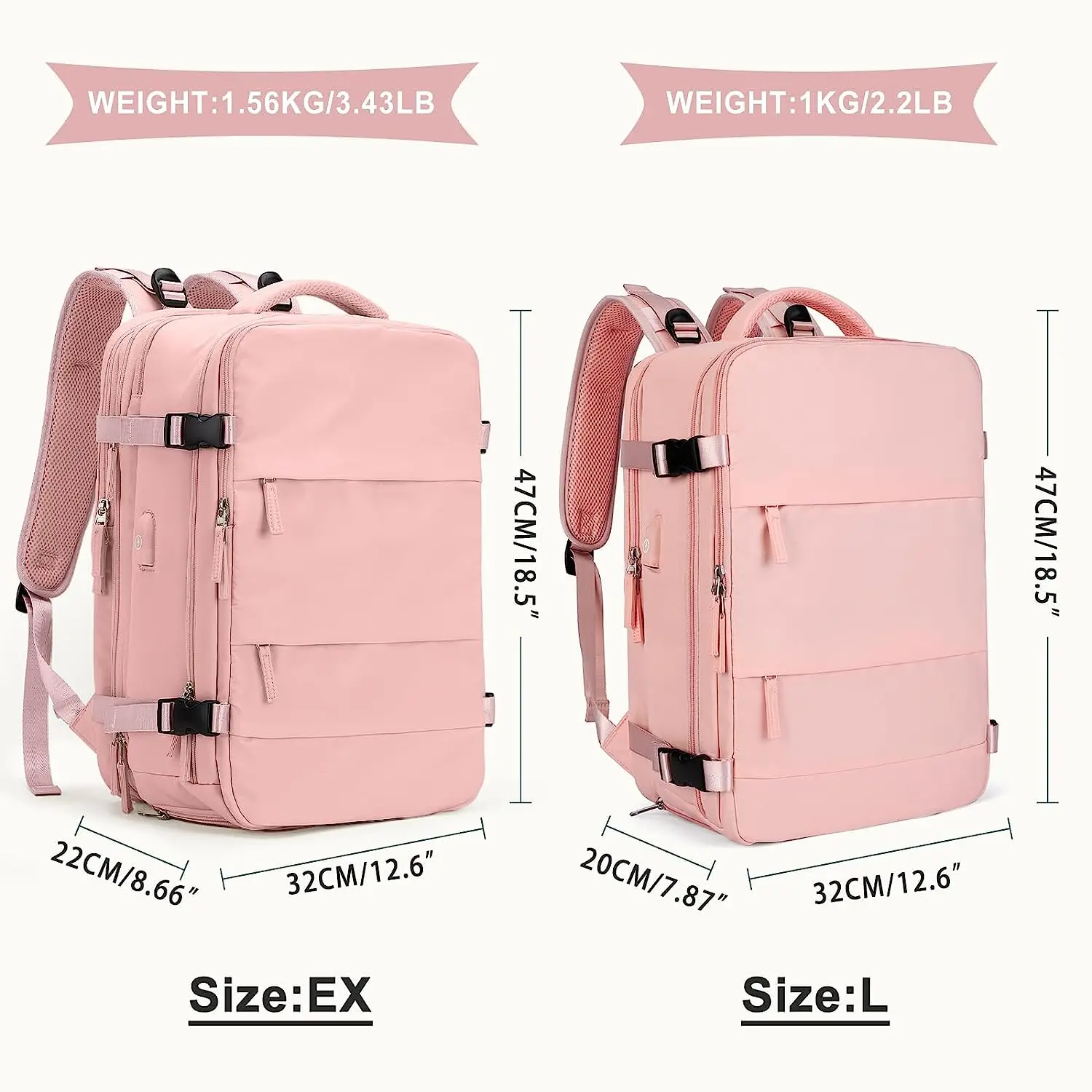 Oem Customized Multifunction Backpack Nylon Backpack Travel Polyester