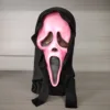 Pink screaming ghost
