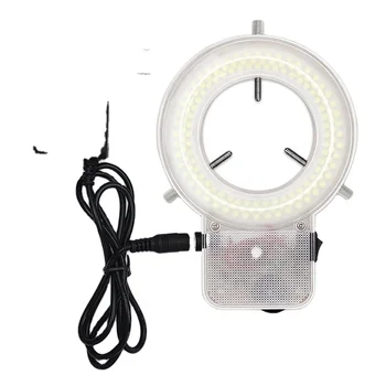 144 LED Bulb Illuminator Adjustable Bright light Microscope Ring Light for Stereo Microscope Microscope Camera