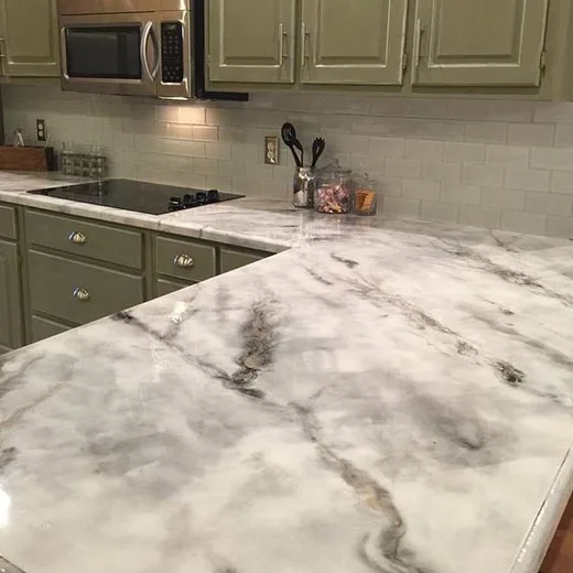 High Quality clear Crystal Two Component Liquid Epoxy Resin Kit for Counter Counter Tops and Floors