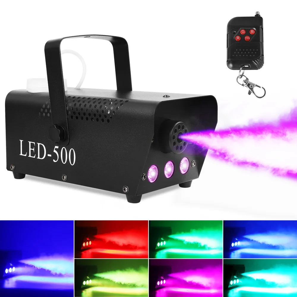 500w Rgb Smoke Fog Machine Stage Light For Wedding Stage With Remote ...