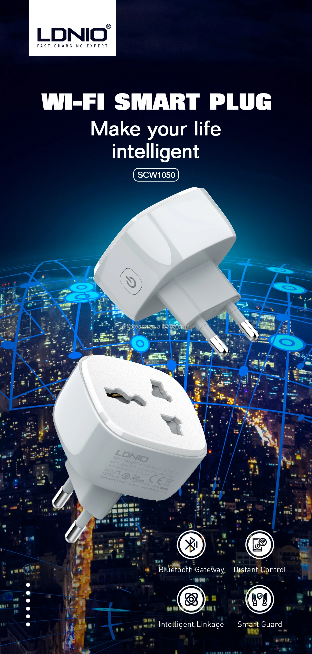 Buy Wholesale China Ldnio Sew1058 Wifi Eu Smart Power Plug