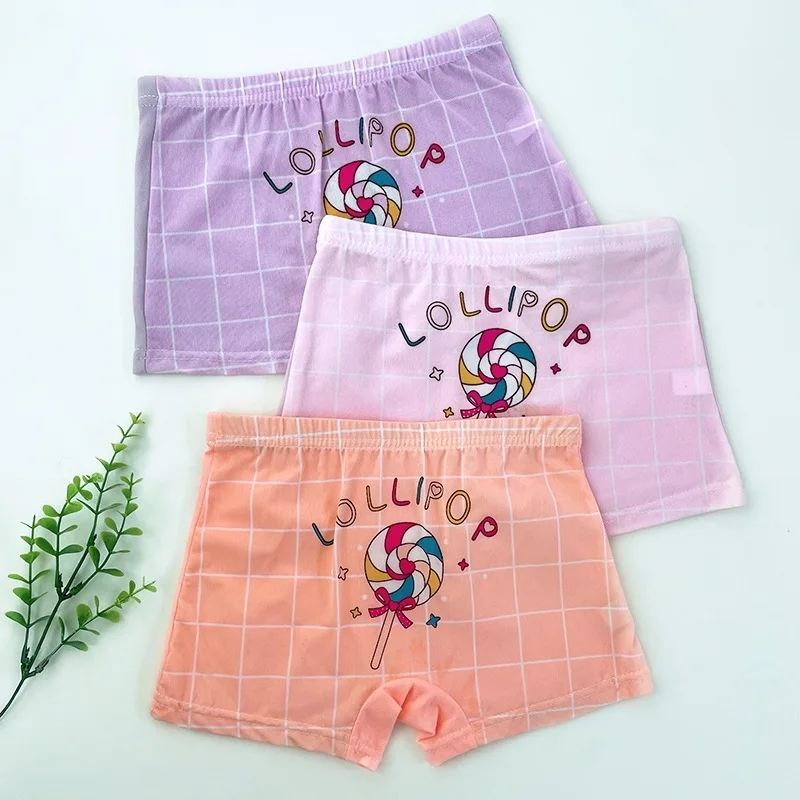 Lollipop pattern child boys underwear 3-12