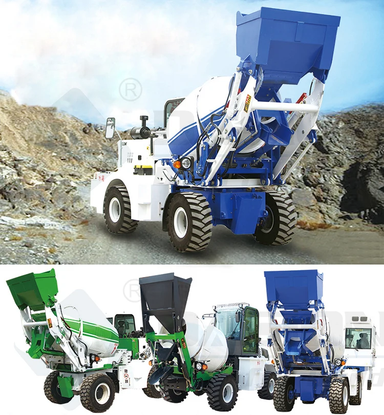self loading concrete mixer truck