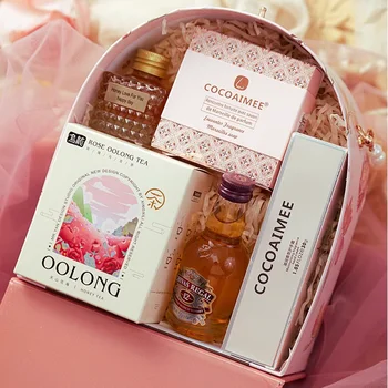 Customized High-value Souvenirs, Tea Packaging, Gift Boxes, Flower Tea Paper Packaging Boxes, Creative Gift Folding Boxes