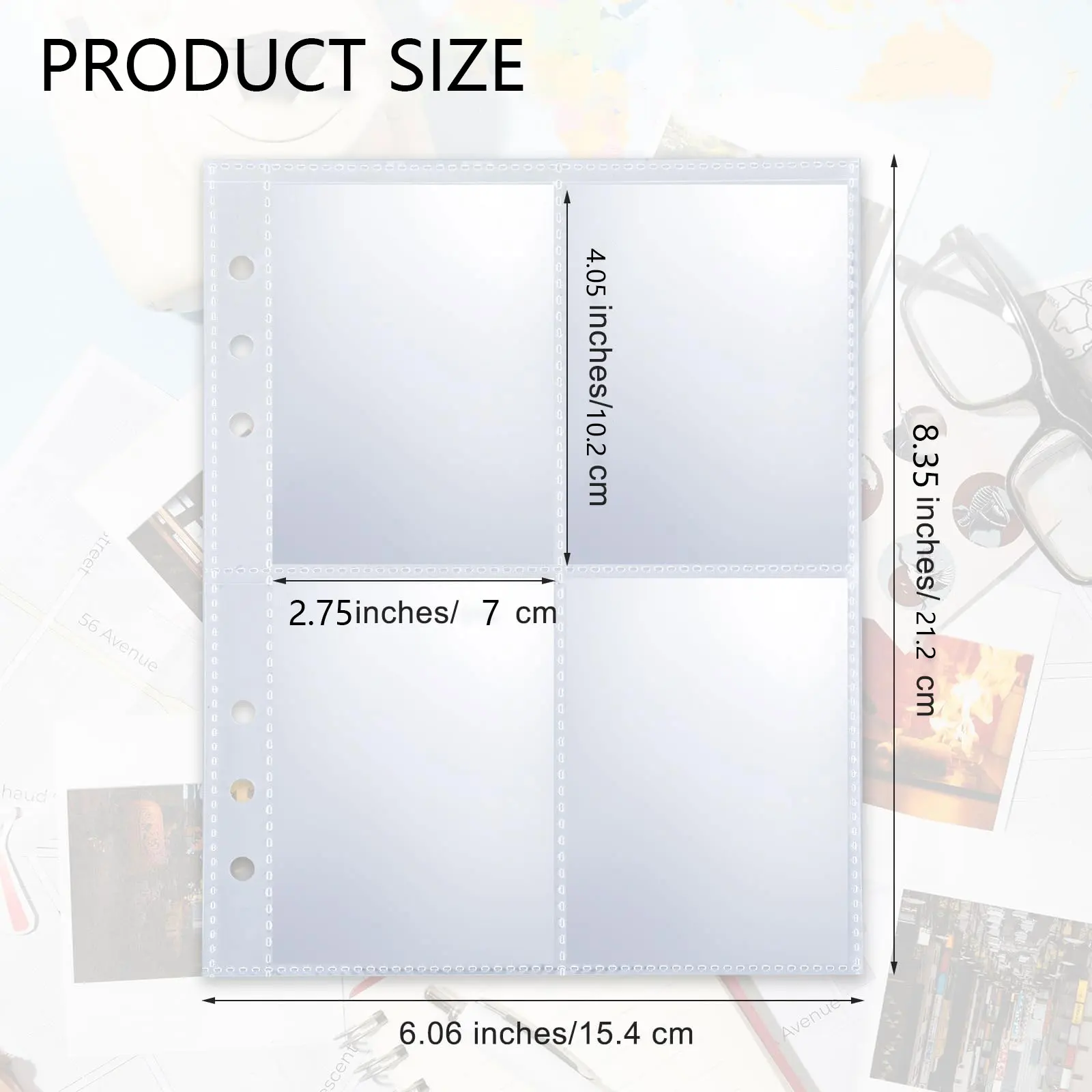 4 Pocket Toploader Sleeves, Trading Card Binder Pages, Baseball Card  Storage Sleeves for 6 Ring Binder-50 Pages| Alibaba.com