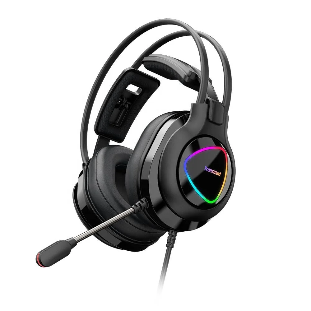 Tronsmart Glary Alpha Gaming Headset With Colorful Led Lighting 3.5mm+usb Port - Buy Gaming Headset,Stylish Headset,Headset With Colorful Led Lighting Product Alibaba.com
