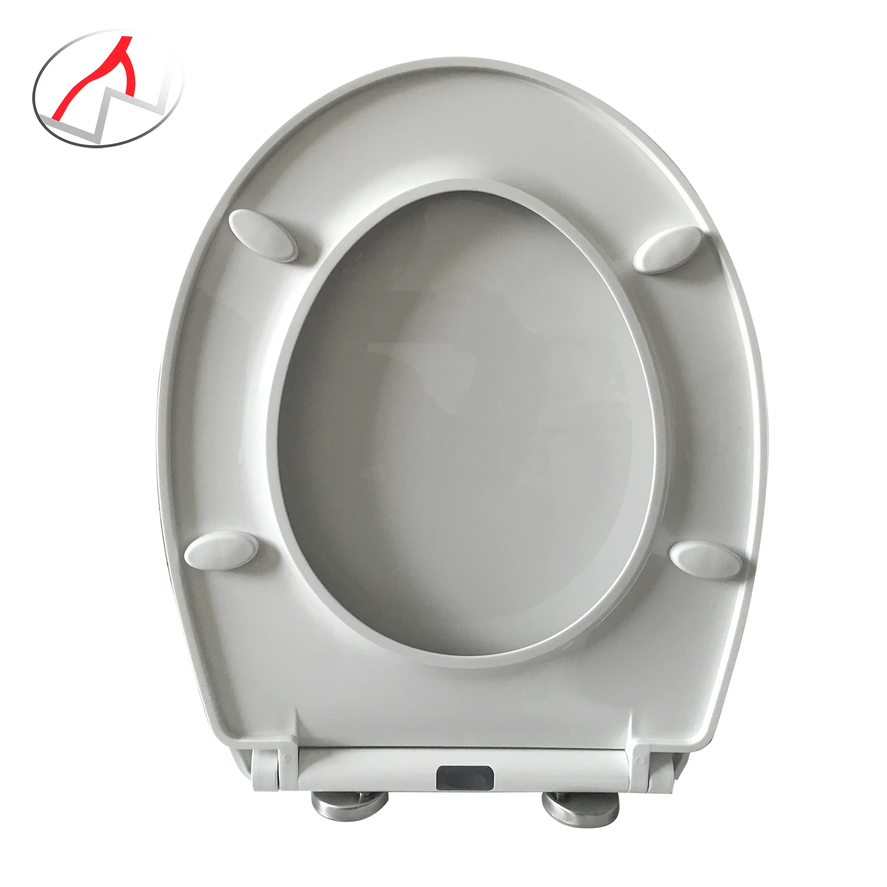 18inch European Standard Shape Soft Close Toilet Seat with Top Fix and One Button Quick Release PP Toilet Set Wc Sitz