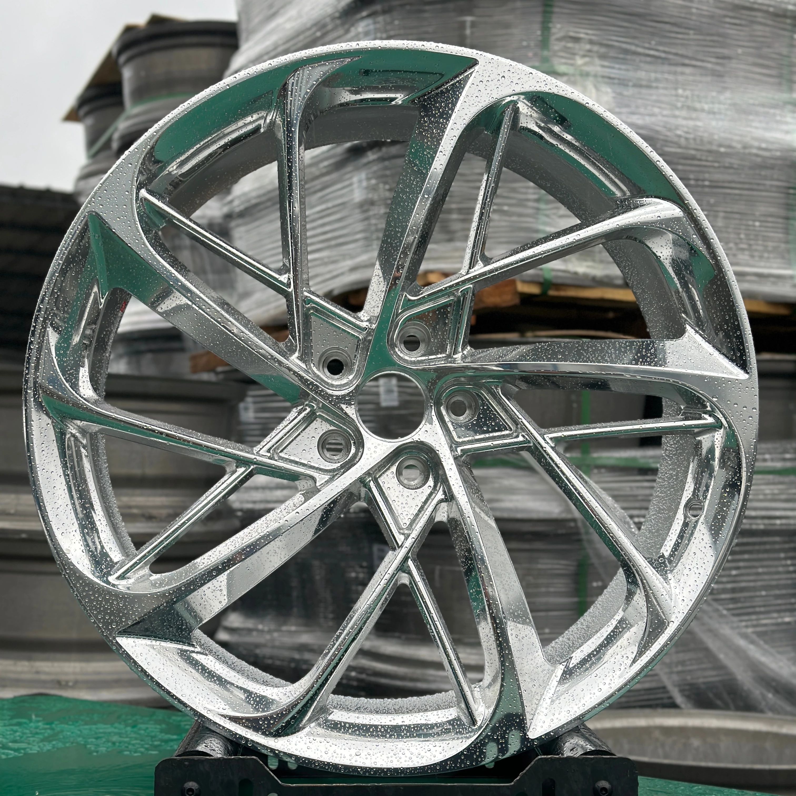 GVICHN custom one piece aluminum alloy silver forged wheels16 - 26 inch high quality luxury rims 5x112 5x114.3 5x120