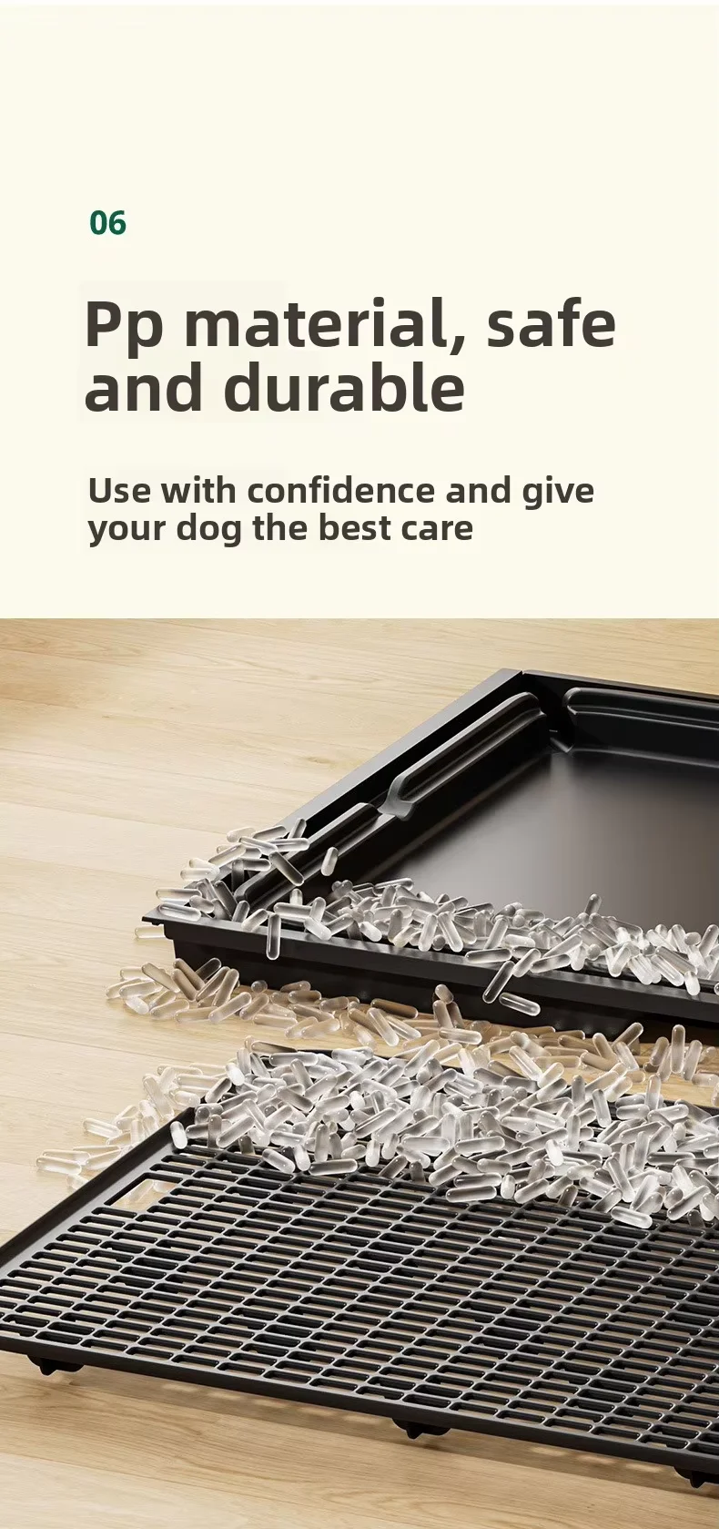 product wholesale new splicing dog toilet large size suitable for small medium and large dogs easy to clean pet supplies977-5