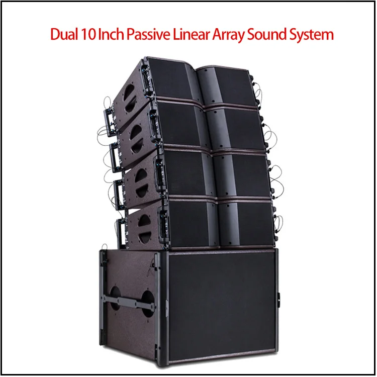 Dual 18inch Subwoofer Line Array Pro Sound Speakers System