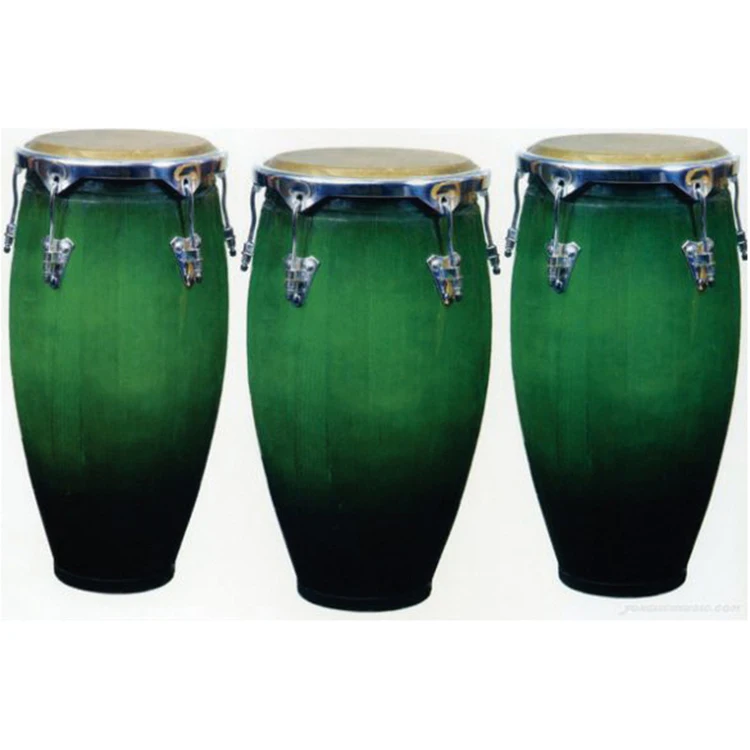 Popular Wooden Conga Drum - Nature & Color Options Available