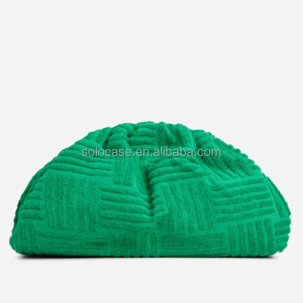 Dumpling Shape Coral Clutch Bags