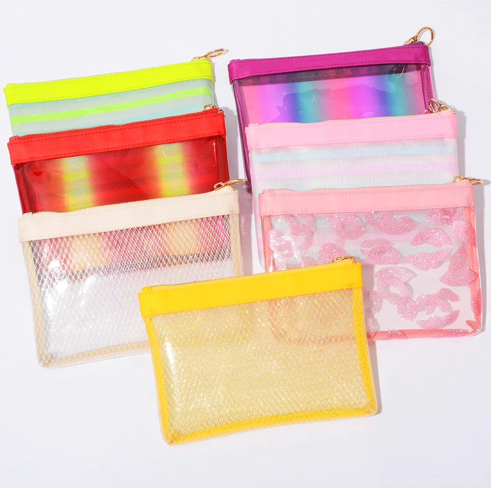 Source New Customized Designer Cosmetic Bags Professional Make Up Bag  Transparent Square HZAILU With Fair Price on m.