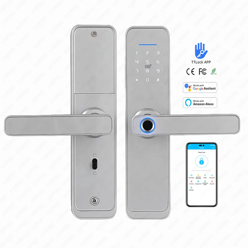 TTLock X2  Smart Euro Keyless Digital Locks Passcode Fingerprint Door Lock