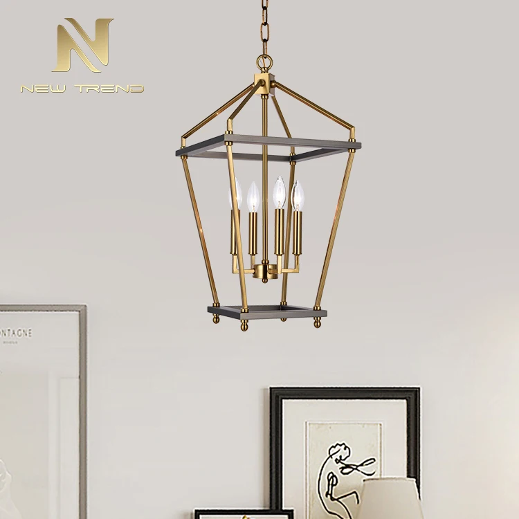 PT00308 High Quality Retro Style Residential Decoration Art Frame Chandelier Light